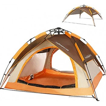 ZOMAKE Instantanée Pop Up Tente de Camping 3 Personnes Automatique Imperméable à l'eau Tente pour la Pêche à l'extérieur de Randonnée Pédestre