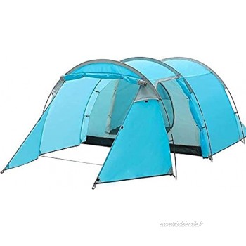 CCAN Tente de Plage d'été Tente de Camping ultralégère Tente Tunnel Double Couche étanche Tente de randonnée en Plein air Escalade Grand Espace Tente Happy Life