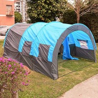 HGFDSA Grande Tente Tunnel 5-8 Personnes énorme Maison De Tente Familiale pour Camping en Plein Air Pique-Nique Fête Anti-UV Tente Anti-UV