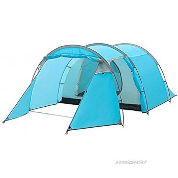 HWLY Tente tunnel de camping étanche pour 4 personnes avec bâche à empreinte de pied facile instantanée Tente hydraulique étanche avec mouche de pluie