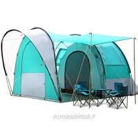 IREANJ Tente tunnel d'extérieur étanche pour 5 à 6 personnes Tente tunnel pour une pièce et un salon Tente familiale Tente de camping Tente à dos Tente