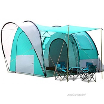 IREANJ Tente tunnel d'extérieur étanche pour 5 à 6 personnes Tente tunnel pour une pièce et un salon Tente familiale Tente de camping Tente à dos Tente