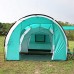 JUNYYANG Chambre extérieure imperméable 5-6 Personne Sunscreen Une Chambre et Une Salle de Tunnel Tente Tente familiale Camping Tente Sac à Dos Tente