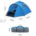 MIMI KING Tente de Camping 3-4 Personnes Automatique Double Couche étanche 1 Salon 1 Chambre Grand Espace Tente Tunnel pour extérieur