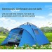 MIMI KING Tente de Camping 3-4 Personnes Automatique Double Couche étanche 1 Salon 1 Chambre Grand Espace Tente Tunnel pour extérieur