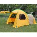 OLACPEA Tente Tunnel pour 4 Personnes Tente De Camping De Plage Anti-Moustique