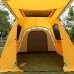 OLACPEA Tente Tunnel pour 4 Personnes Tente De Camping De Plage Anti-Moustique