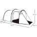 Outsunny Tente de Camping familiale 3-4 Personnes Montage Facile 3 Portes fenêtres dim. 4,26L x 2,06l x 1,54H m Fibre Verre Polyester PE Vert