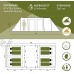 Skandika Tente tunnel Montana pour 8 10 12 personnes tente de camping | sol de tente cousu technologie Sleeper 2-4 cabines de couchage noires colonne d'eau de 5000 mm moustiquaires 4 entrées tente familiale.