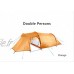 Tente BAJIE Tente de Camping Tunnel Opalus 3-4 Personnes Ultralight 20D 210T Tente familiale en Tissu 4 Saisons Tente Camping Randonnée Voyage