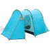 Tente Familiale Tunnel Tente De Camping Légère pour 4 Personnes Imperméable Installation Facile Panneaux De Ventilation Résistant Aux UV
