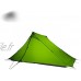 Tente Lanshan 3F Gear Outdoor Tente de Camping ultralégère pour 2 Personnes Tente sans Tige Professionnelle 20D 3 Saisons