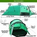 Tunnel Camping en Plein Air Tente Fête Familiale Tente de Voyage 3-4 Personnes Tente de Montagne Une Chambre et Un Salon Étanche
