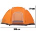 ZCZZ Tente Tunnel familiale Tente Tente de Camping pour 2 à 8 Personnes Tente de Protection Contre Les Rayons UV du Soleil Tente familiale avec auvent pour la randonnée à vélo randonnée cam