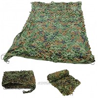 Filet de camouflage 3 m x 3 m Filet de camouflage militaire Pour le camping les paysages forestiers Décoration de jardin Parasol