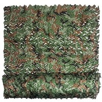Filet de Camouflage Écran Solaire Filet d'ombrage Filets de Camouflage Militaires Auvents Tente pour Camping Armée Chasse Tir Bâtiment Abris Décoration Camouflage JungleSize:4×10M 13.1×32.8FT