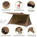 OneTigris Shelter Tente légère 4 Saisons avec Tapis d'urgence pour Camping randonnée Version 2.0