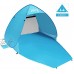 Tente de Plage Pop-up Anti UV Abri de Plage 2 ou 3 Personnes Abri Soleil UPF 50+ ,Extérieur Portatif pour Plage Camp Bain de Soleil Tente de camping pour famille camping randonnée pêche plage