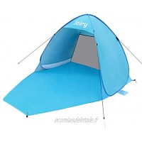 Tente de Plage Pop-up Anti UV Abri de Plage 2 ou 3 Personnes Abri Soleil UPF 50+ ,Extérieur Portatif pour Plage Camp Bain de Soleil Tente de camping pour famille camping randonnée pêche plage
