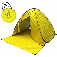 YeenGreen Tente de Plage Pop-up Tente avec Fermeture à Glissière de Porte Abri Plage Anti UV 50+ Tente Plage pour 2-3 Personnes Tente escamotable Portable pour Camping Pique-Nique165x150x110 cm
