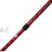 Paire de bâtons de randonnée anti-chocs Nordic Walking avec manche de type liège non liège – Taille réglable 138 x 65 cm couleur Rouge