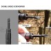 WILDGAMEPLUS Bâtons de randonnée réglables multifonctions en aluminium de 52,5 pouces adaptés à la randonnée à la marche au camping à la forêt à la jungle au support de télé