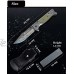 Couteau de poche pliant 3-en-1 couteaux de poche mini- couteau de survie randonnée[Aus Edelstahl] [440C] couteau chasse multifonction mit aiguiseur couteaux & cac à couteaux