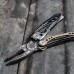 Leatherman Skeletool Pince multifonctions en acier inoxydable avec 7 outils dont un couteau un adaptateur d'embout réversible et plus encore fabriqué aux Etats-Unis couleur brun coyote