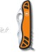 Victorinox Hunter Xs Grip Couteau de Poche Chasse Suisse Multitool 5 Fonctions Lame Fixe Tire Bouchon Orange Noir