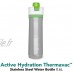 Aladdin Active Hydration Thermavac Stainless Steel Water Bottle 0.6 L Vert – Bouteille réutilisable avec isolation sous vide Maintient au frais 10 Heures Sans BPA Va au Lave-Vaisselle