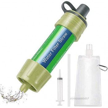 Etmury Mini filtre à eau pour extérieur camping camping randonnée voyage Filtre à eau de secours 5000 l