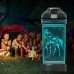 Lightzz Bouteille d'eau lumineuse en forme de cheval avec lumière LED 396,9 g Tritan sans BPA Cadeau créatif idéal pour l'école le garçon les vacances le camping les pique-niques