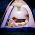 Costway Lanterne de Camping Solaire Extrérieure Lampe Anti Moustique Polyvalente IP65 Rechargeable 2200mah avec Eclairage de Secours 4 Modes d'Eclairage pour Randonnée Pêche