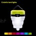 Crazyfly Lanterne de camping à LED lanterne de camping pliable avec lumière LED mini lampe de poche d'urgence pour extérieur randonnée camping