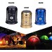 Delisouls Lanterne de camping rechargeable par USB lampe de camping LED pliable avec base magnétique lampe de poche portable étanche pour l'extérieur randonnée pêche pannes de courant