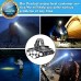 Lampe Frontale,Super Brillante Lampe à 8 Del de 18000 Lumens,Rechargeable USB Imperméable réglable pour Le Camping la Pêche la Cave Le Jogging et la Randonnée