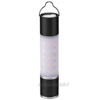 Lanterne Camping Lampe De Poche Portable De Lanterne Électrique De Camping LED avec Port De Chargement USB pour La Randonnée en Plein Air Camping Accessoires Color : Black