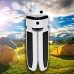 Lanterne de camping lampe de poche pliable alimentée par énergie solaire USB lampe de poche pour la maison le camping la randonnée la pêche les urgences