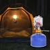 Perfeclan Lanterne Camping Lanterne à Gaz Portable,Eclairage Camping Etanche avec 10 Manchons Lampe pour Camping Bivouac Randonnée,Puissance: 80LUX