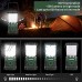 TechKen Lanterne de camping LED avec crochet étanche 3 niveaux de luminosité Lampe de recherche à piles Lampe d'urgence pour panne de courant randonnée aventure pêche garage etc.
