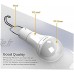Uayasily Solar Powered LED Ampoule Portable Lanterne Lampe Projecteur avec Panneau Solaire pour L'extérieur Randonnée Camping Tente D'éclairage De Pêche