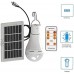 Uayasily Solar Powered LED Ampoule Portable Lanterne Lampe Projecteur avec Panneau Solaire pour L'extérieur Randonnée Camping Tente D'éclairage De Pêche