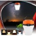 Voluxe Lampe de Tente extérieure Quatre Modes d'éclairage Lanterne LED Stable lumière de Camping Portable Orange pour Les randonnées en Camping
