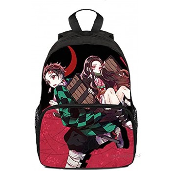 Sacs à Dos Anime pour Demon Slaye Garçon Girl Nezuko Schoolbag Scolaire Tanjirou Bookbags Zenitsu Personnaliser Sacs à Dos pour Cosplay