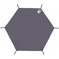 N\C Imperméable Hexagonal Hamac Pluie Mouche Tente Bâche Empreinte de Sol Tissu Abri de Camping Parasol Plage Pique-Nique Tapis pour Randonnée Pique-Nique