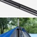 SFITVE Piquet Voile d'ombrage 280 cm*2.8cm,Aluminum Alloy Réglable Mat Tige de Tente pour Randonnée Backpacking Picnic Camping Accessoires Poteau pour Toile OmbrageColor:Noir