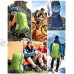 HOMIEE Sac à Dos de Randonnée Sac de Trekking 45L Grande Capacité pour Homme Femme Sac à Dos Pliable pour Alpinisme Escalade Ski Camping