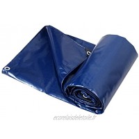 LIYFF- Bche de Sol de bche de Polyéthylène Couvre la Tente pour Le Camping et l'extérieur UV Protégé 550g m² 8 Options de Taille Bleu