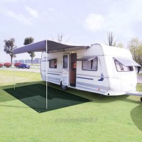 Tidyard Tapis de Tente Tapis de Tente Camping pour Pique-Nique ou pour Caravane Camping-Car Tente Tapis de Sol Camping 250 x 600 cm PEHD Vert