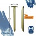 CampAir Kit de 8 Sardines de Tente Profil T en Acier Galvanisé Longueur 30,5cm
